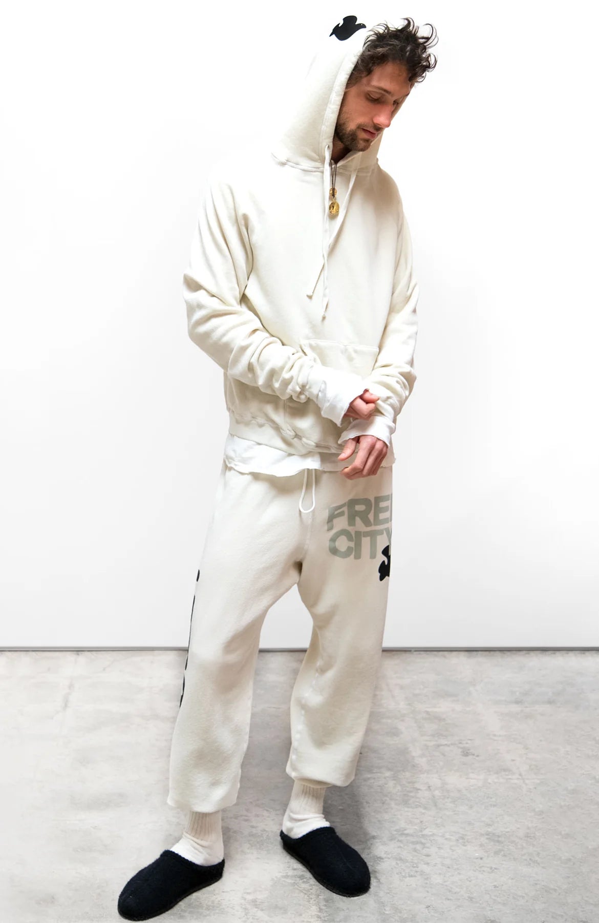 SUPERYUMM OG FREECITYLETSGO SWEATPANT - BONES