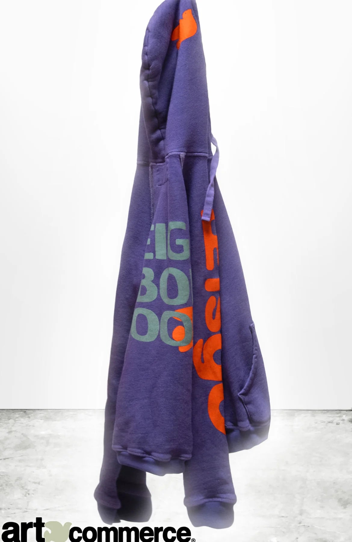 CIRCA'99 NEIGHBORHOODLETSGO POLYBLEND FLUFF HOODIE- PURPLE FLOOR