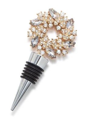 GOLD JEWELED BOTTLE STOPPER