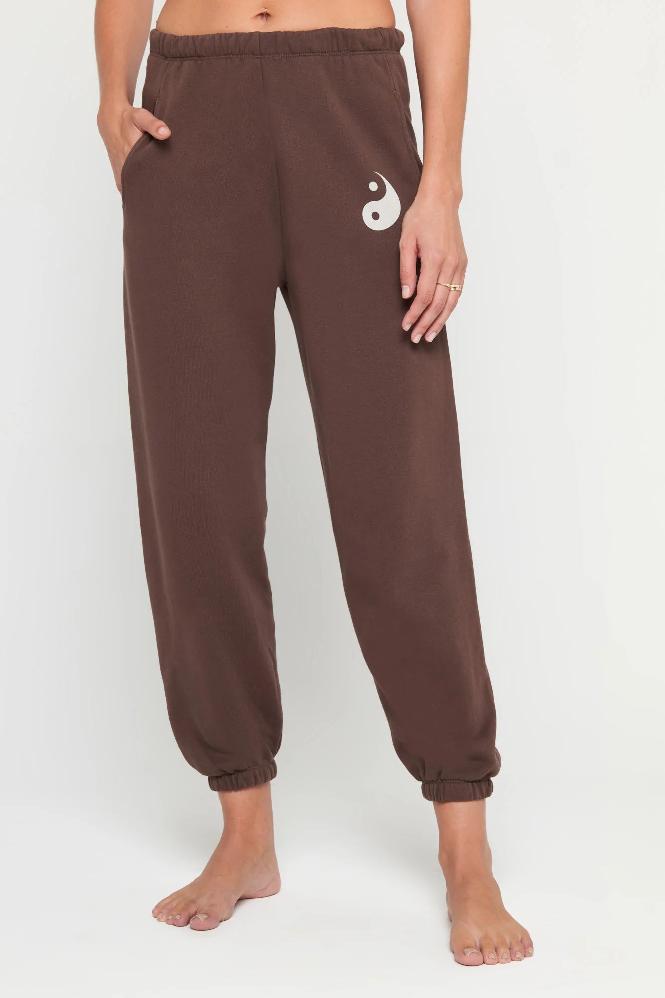 YIN YANG SOL SWEATPANT - MOCHA