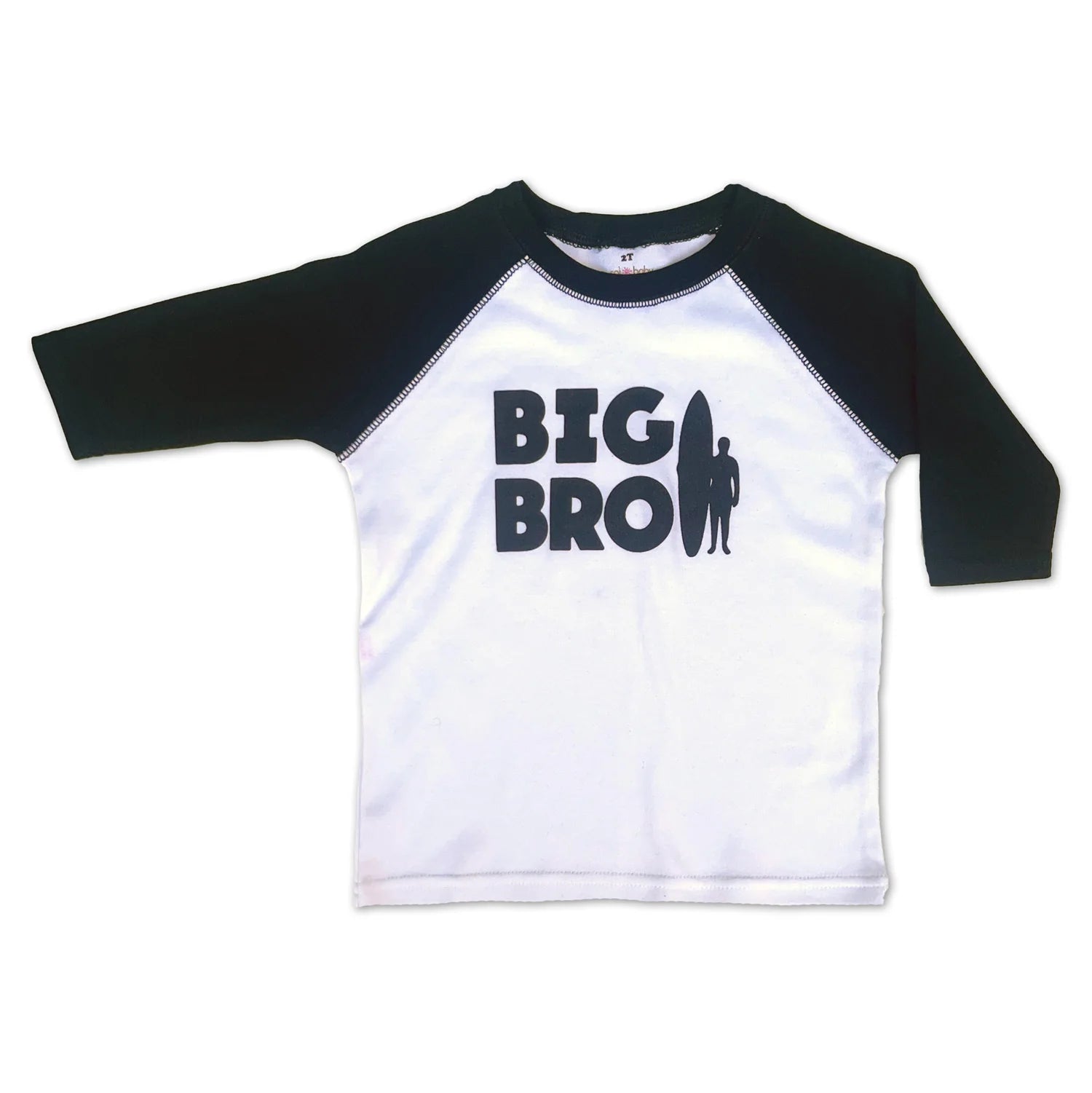 BIG BRO BLACK WHITE RAGLAN TEE