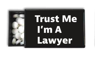 I'M A LAWYER BOX OF MINTS