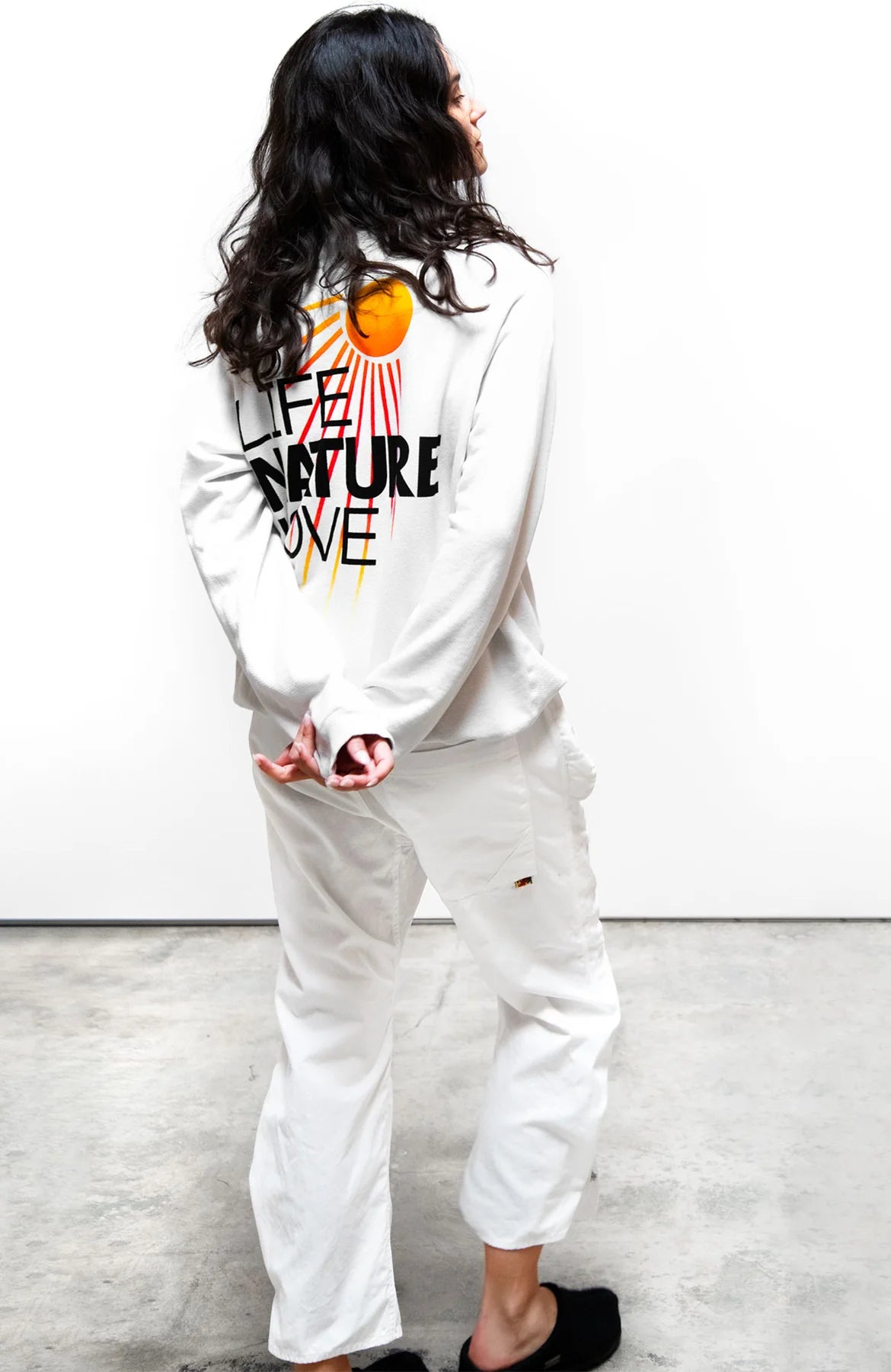 LNLSUN SUPERYUMM BIGGIE RAGLAN - CHALK GLASS