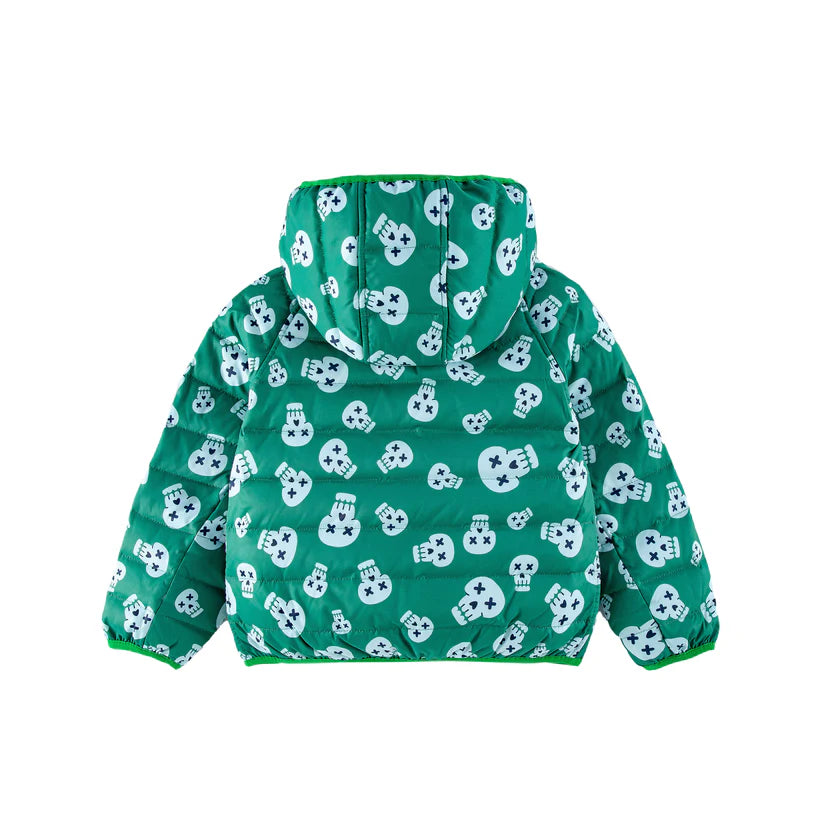 BOYS SKULL REVERSIBLE DOWN JACKET