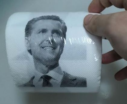 GAVIN NEWSOM TOILET PAPER - PRE ORDER ONLY!