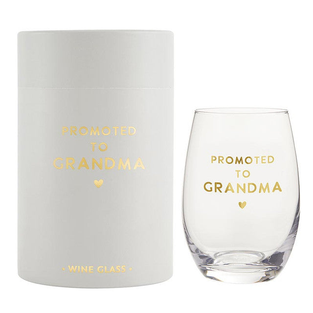 PROMOTED GRANDMA WINE GLASS