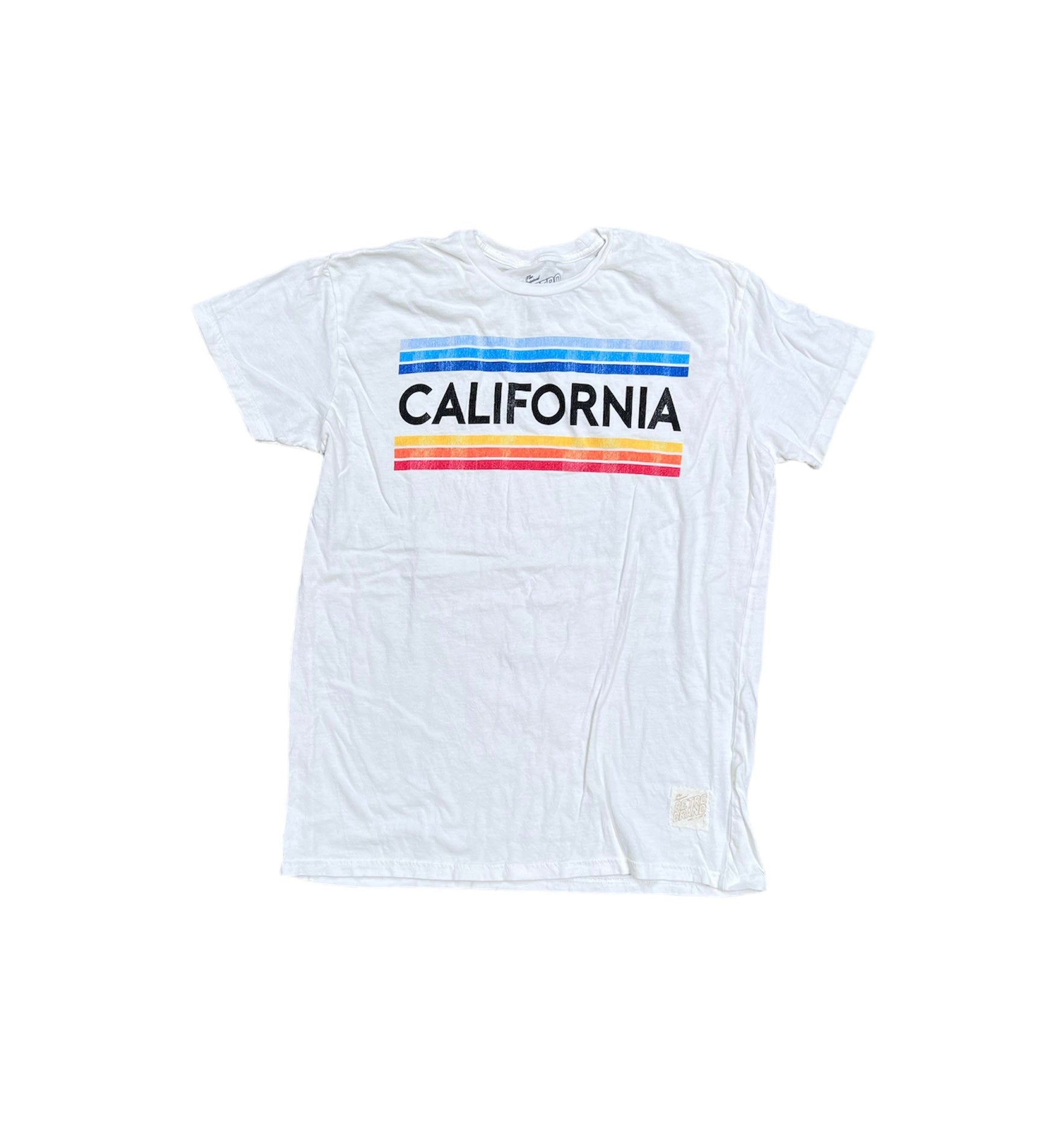 MENS VINTAGE WHITE CALIFORNIA TEE