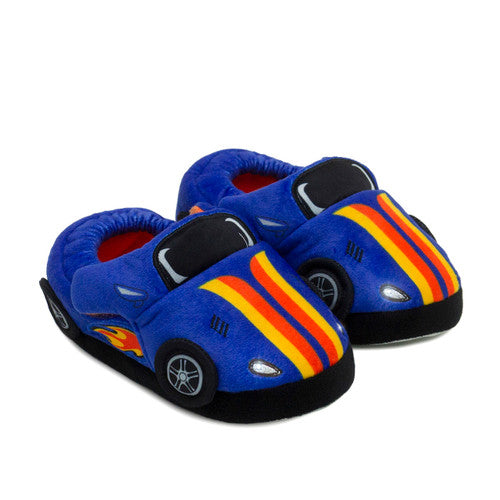 RACE CAR LIGHT UP SLIPPERS