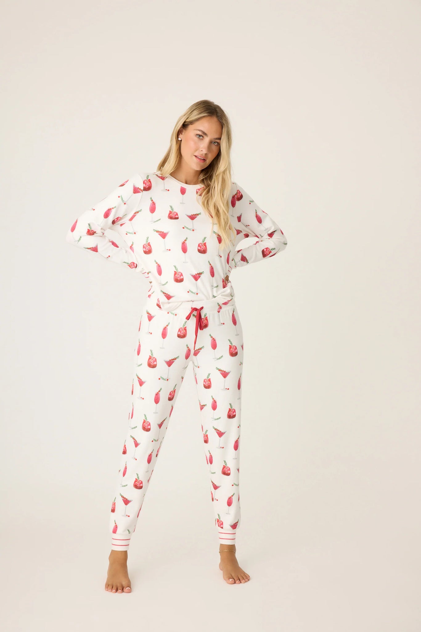 CRANBERRY COCKTAIL PJ SET