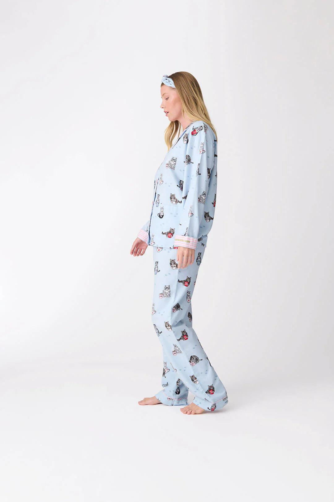 COFFEE AND CAT NAPS PJ SET