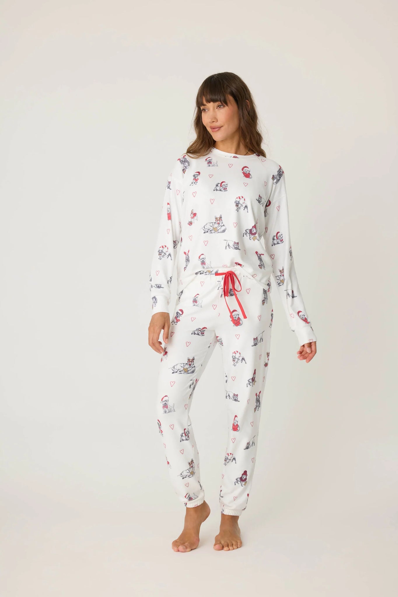 CANDY CANE LANE DOGS PJ SET