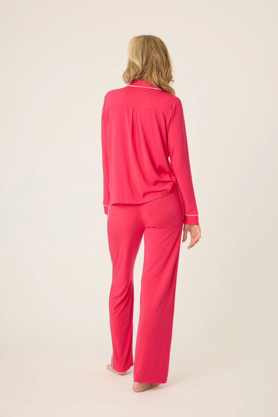 WOMENS PINK MODAL PJ SET