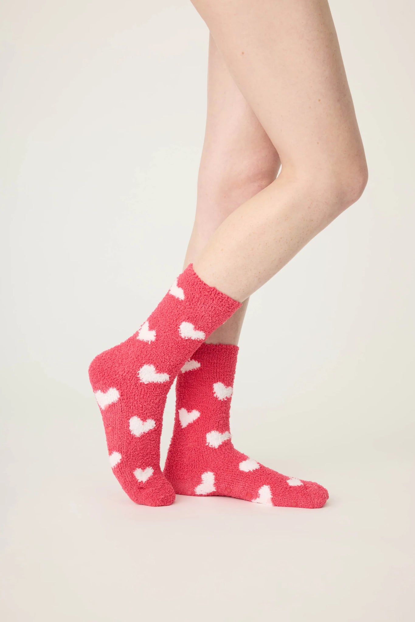 PINK HEART SOCKS