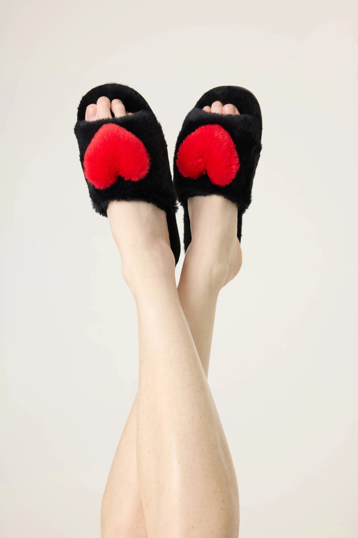 RED HEART SLIPPERS