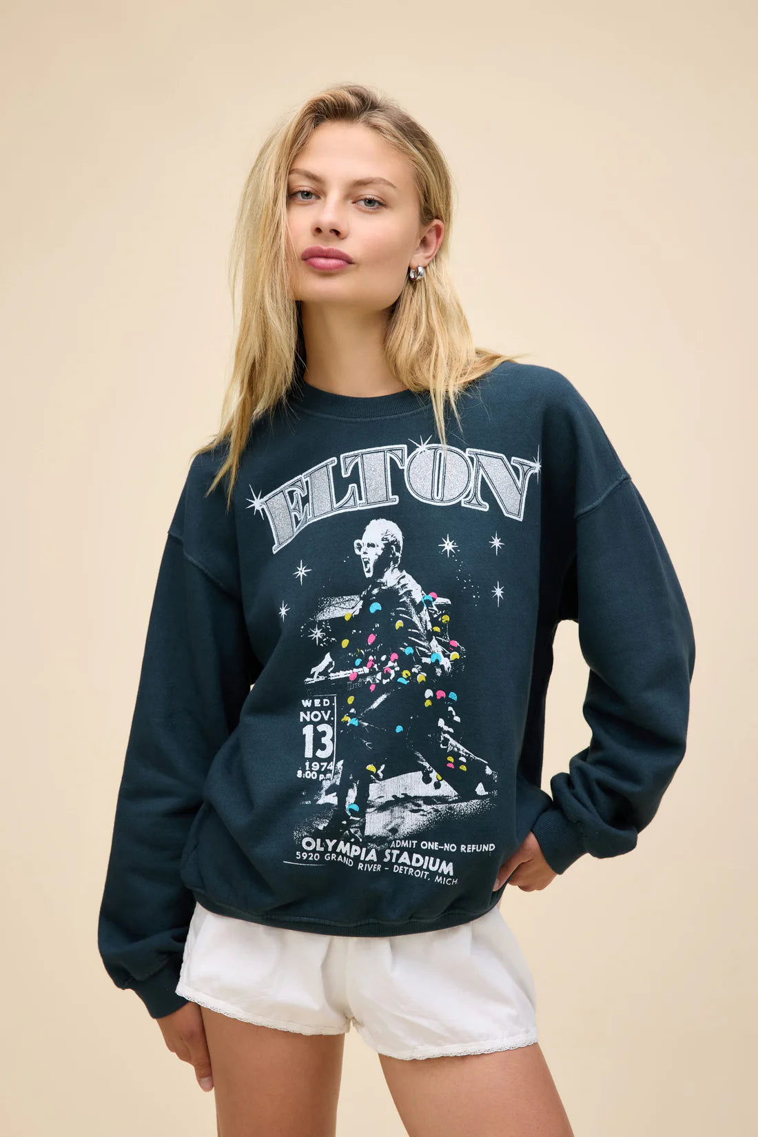 ELTON JOHN OLYMPIA STADIUM BF CREWNECK