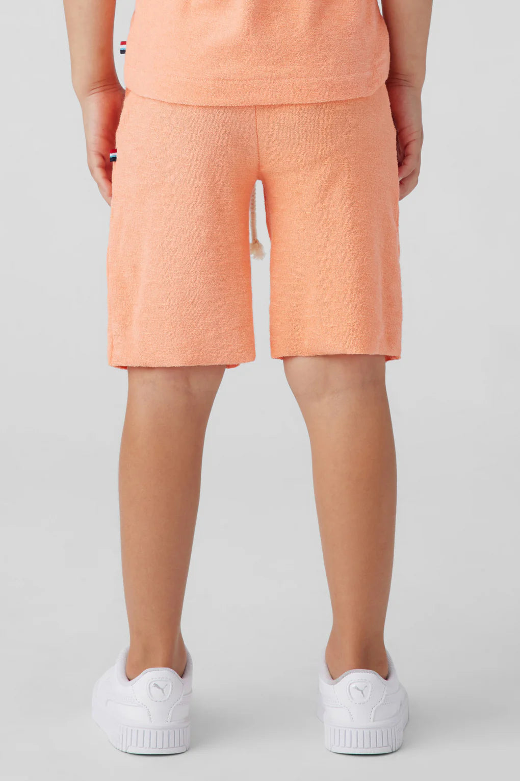 SOL ANGELES KIDS TERRY BOY SHORT - CORAL