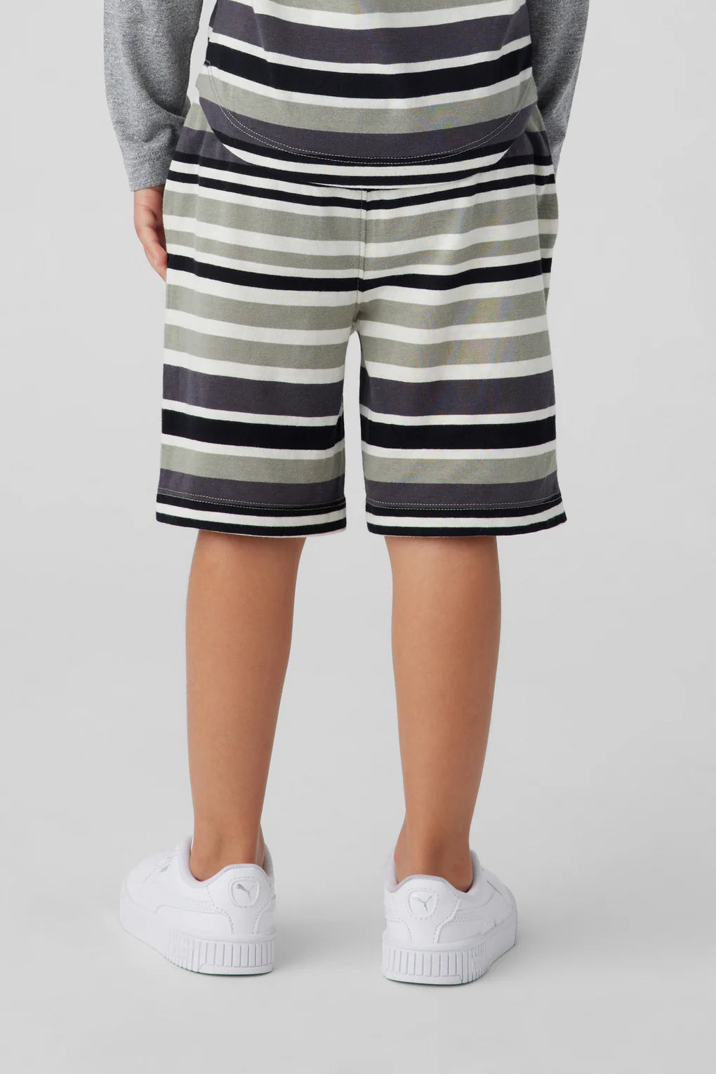 SOL ANGELES KIDS BW STRIPE SHORTS