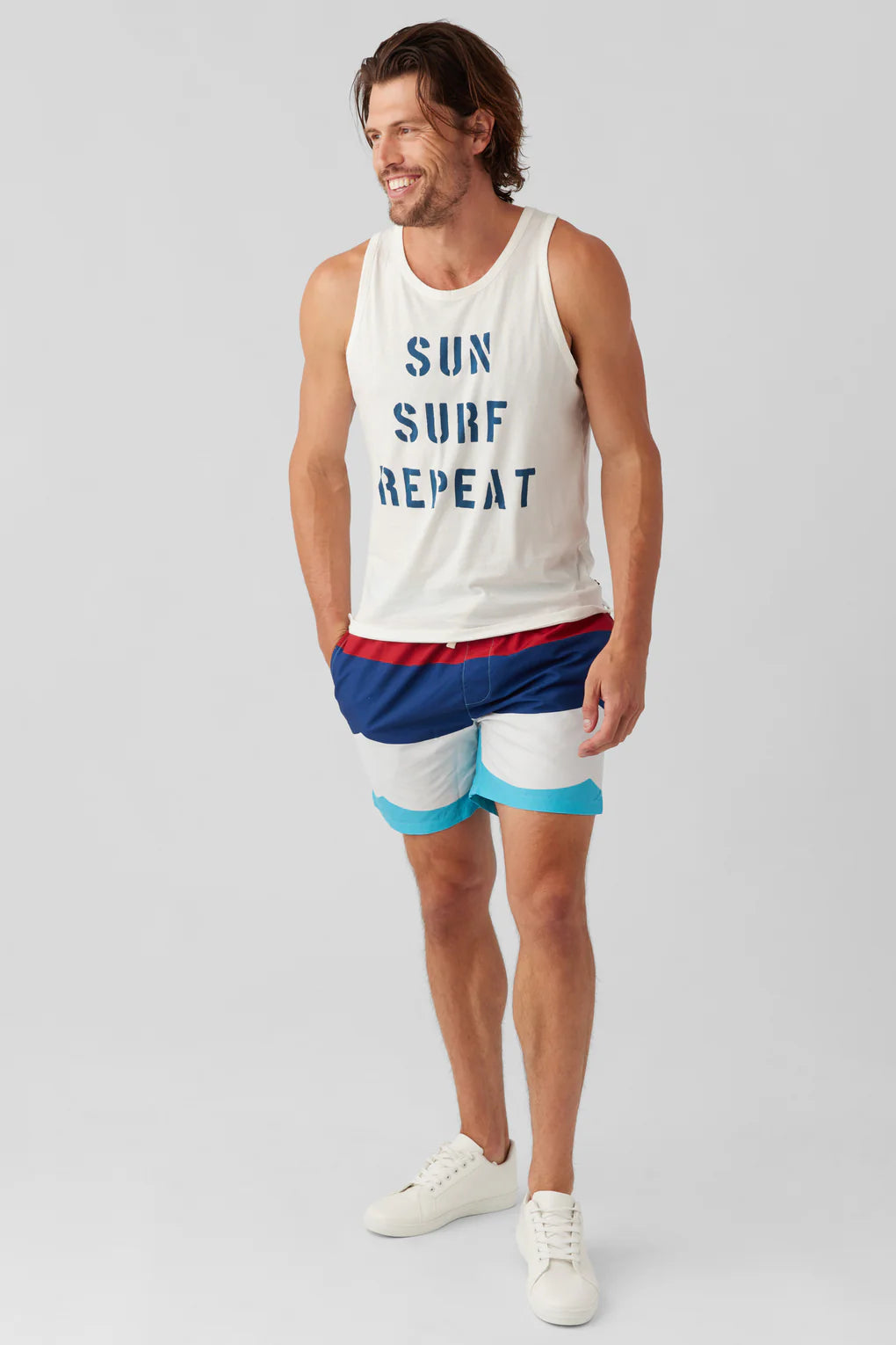 MENS SUN SURF TANK