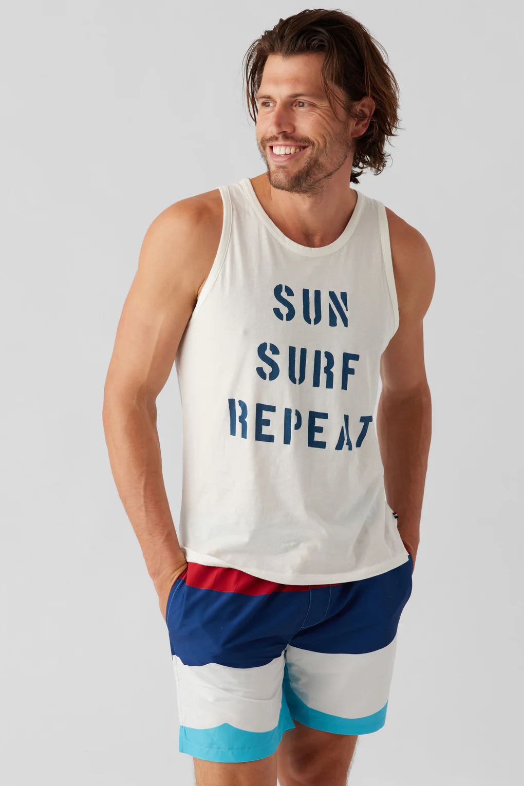 MENS SUN SURF TANK