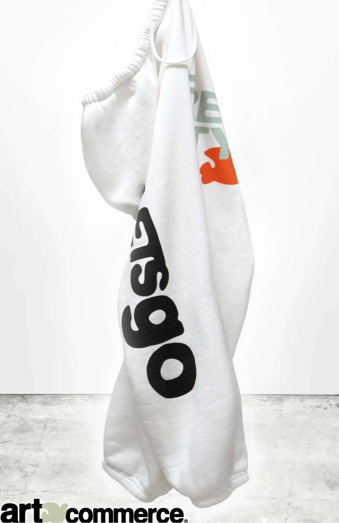 CIRCA'99 OG LETSGO OLDSCHOOL POLYBLEND FLUFF SWEAT- WHITE OUT