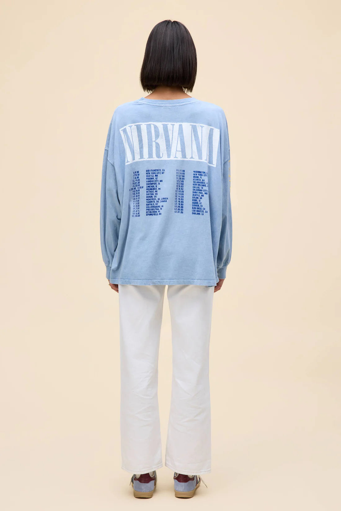 NIRVANA 1993 TOUR L/S TOP