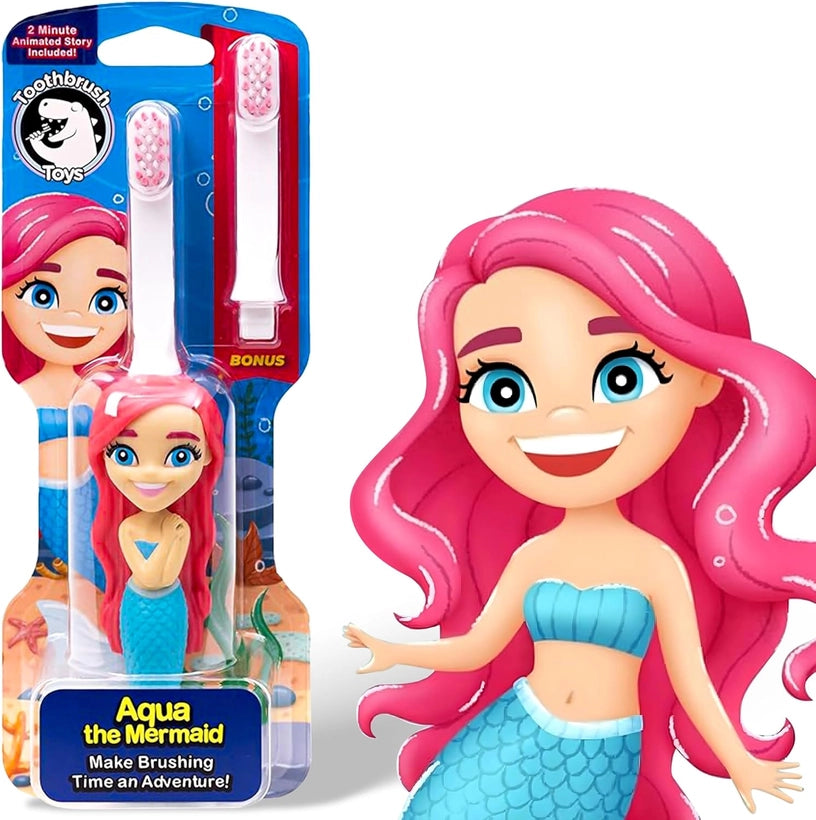 GIRLS AQUA MERMAID SOFT TOOTHBRUSH