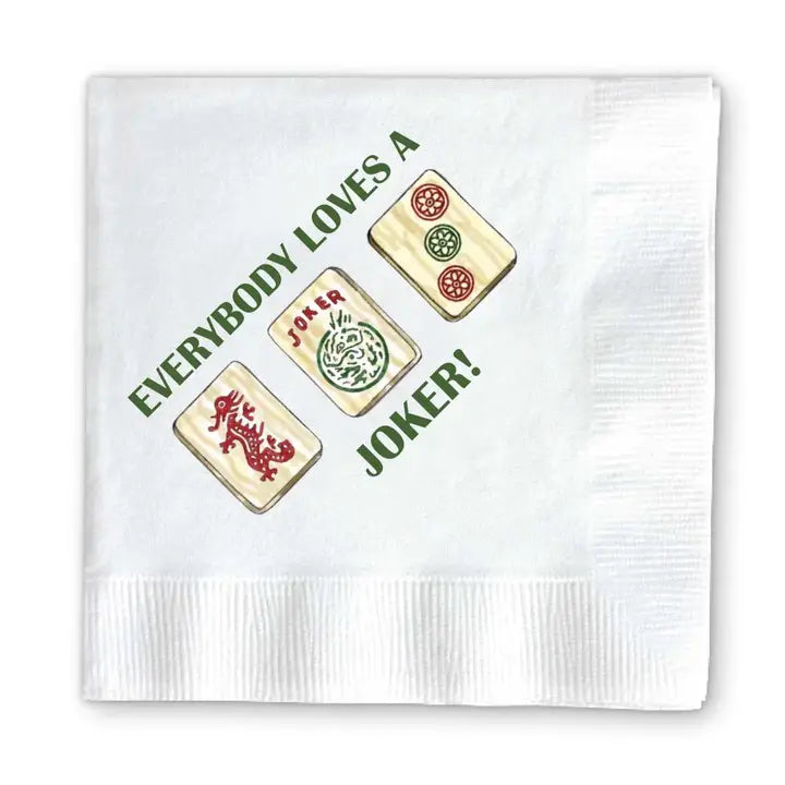 MAHJONG COCKTAIL NAPKINS