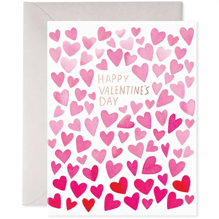 LOTS OF HEARTS VALENTINES CARD