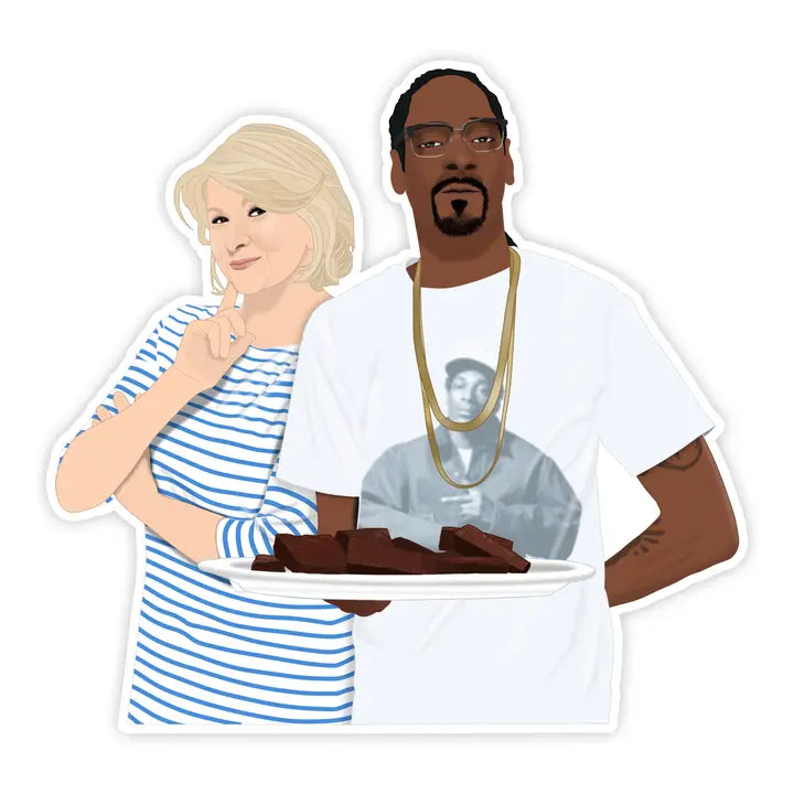 MARTHA STEWART SNOOP DOGG STICKER