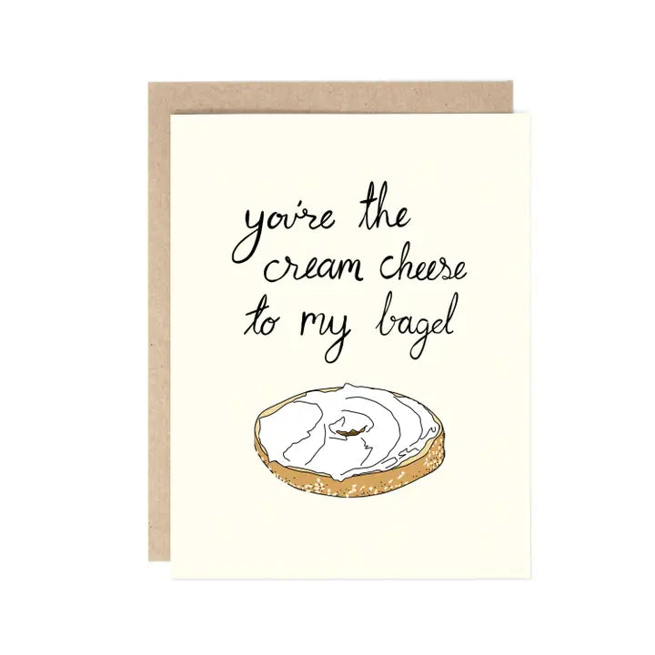 YOU ARE MY CREAM CHEESE CARD