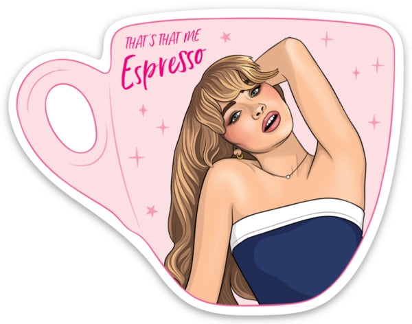 SABRINA CARPENTER ESPRESSO STICKER