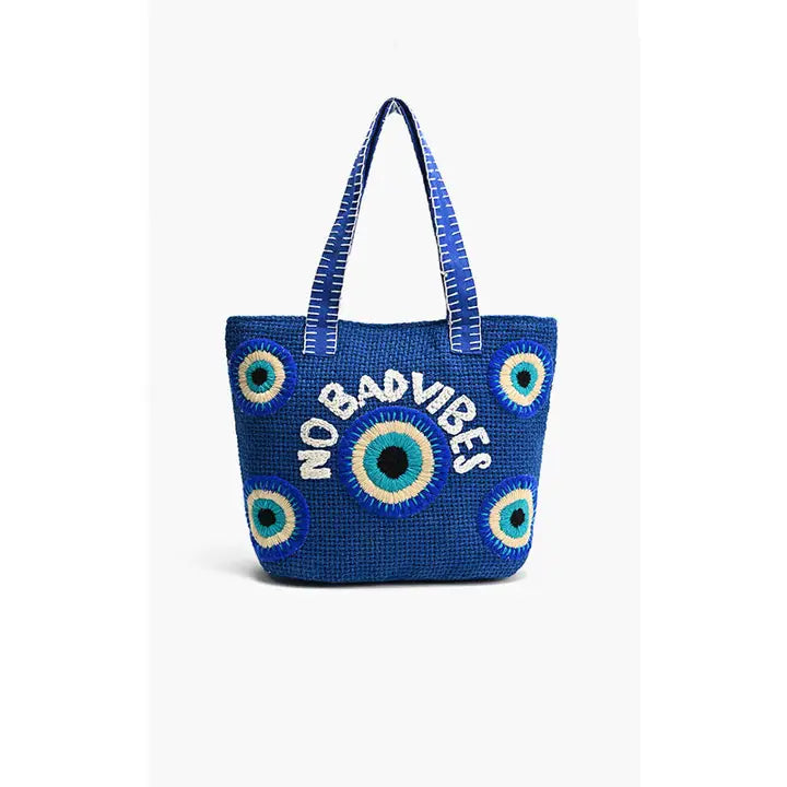 NO BAD VIBES EYE TOTE