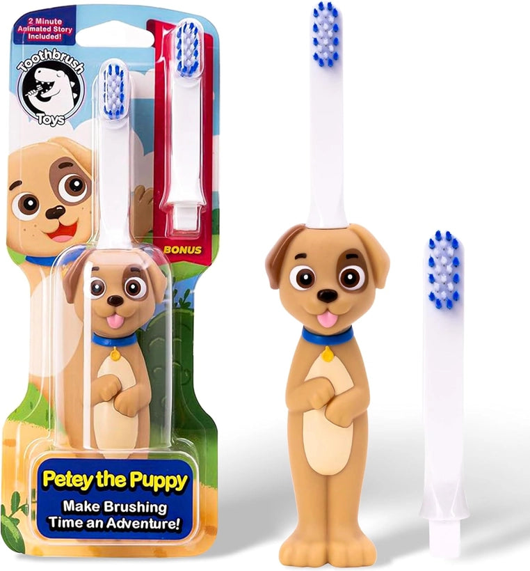 KIDS PETEY PUPPY SOFT TOOTHBRUSH