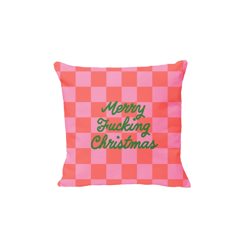 MERRY FUCKING CHRISTMAS PILLOW