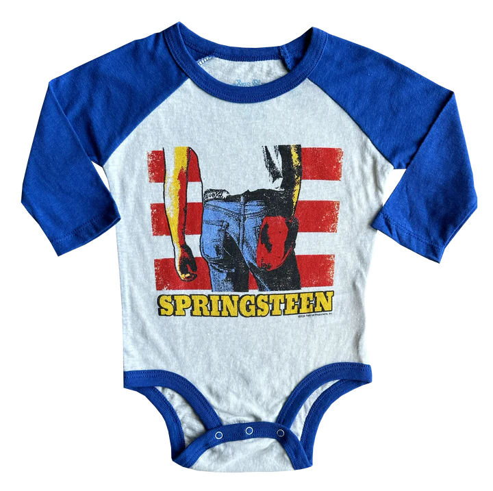 BOYS SPRINGSTEEN BORN IN USA ONESIE