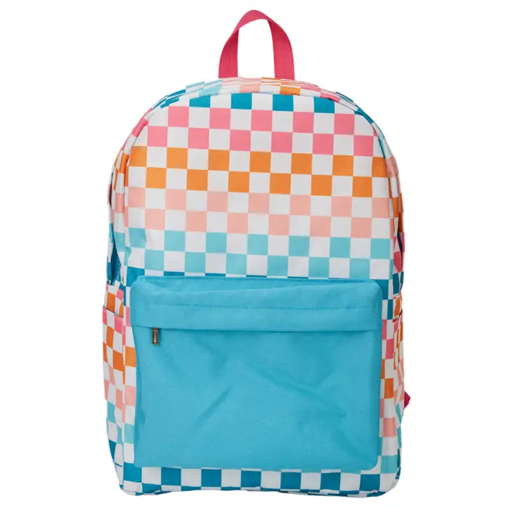 KIDS CHECKERED BACKPACK