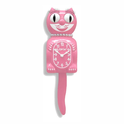 LADY PINK KIT CAT KLOCK