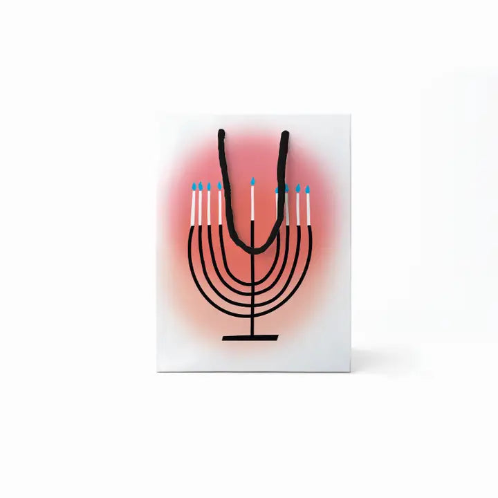 HANNUKAH MENORAH SUNSET GIFT BAG