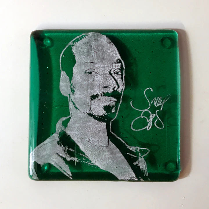 SNOOP DOGG FUSED GLASS COASTER