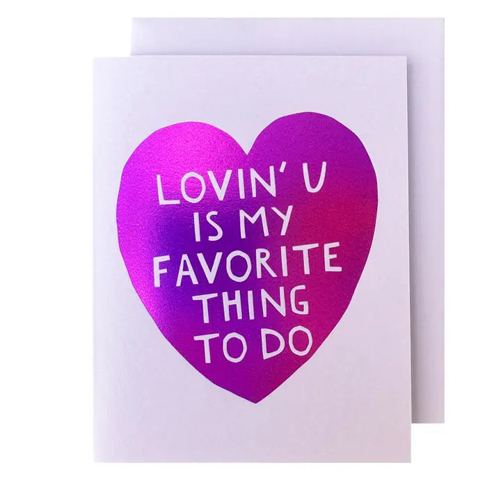 LOVIN YOU CARD