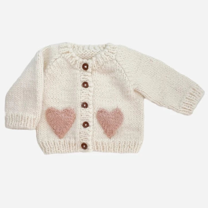 HEART BLUSH CARDIGAN