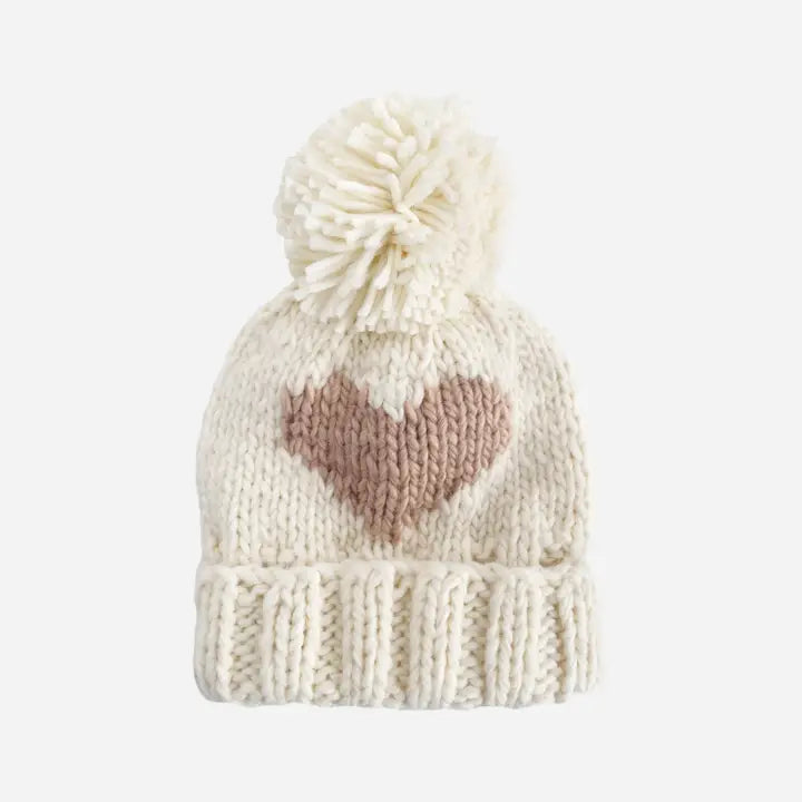 BABY GIRL HEART BEANIE