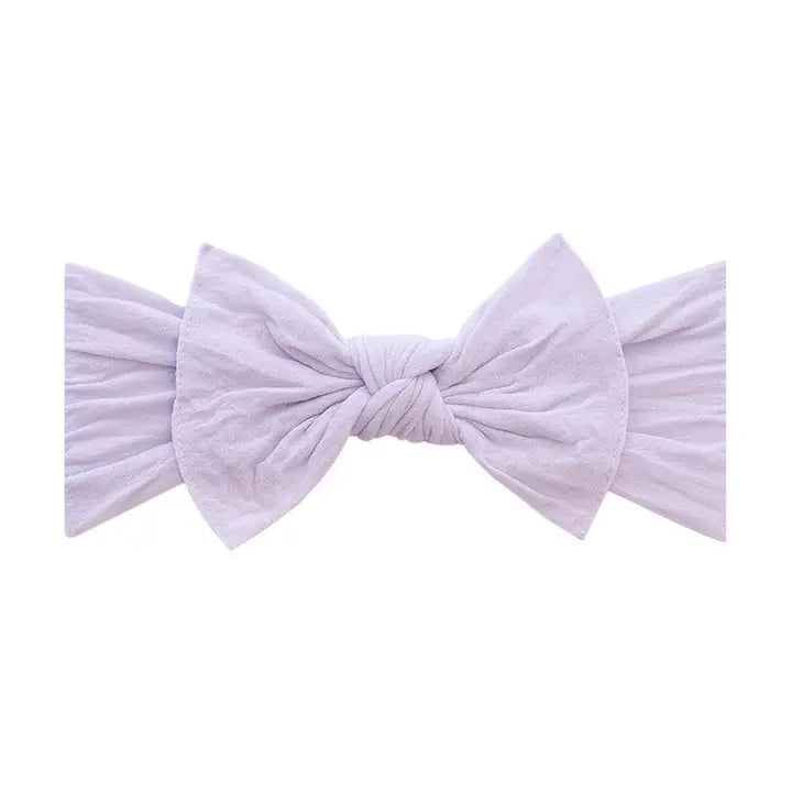 LIGHT ORCHID KNOT SOFT BOW HEADBAND