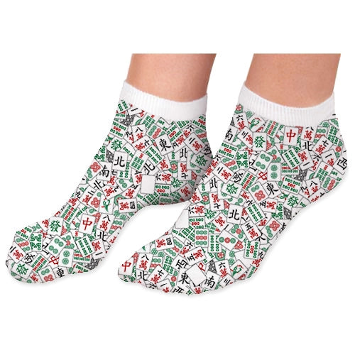 MAHJONG TILES LOW CUT SOCKS