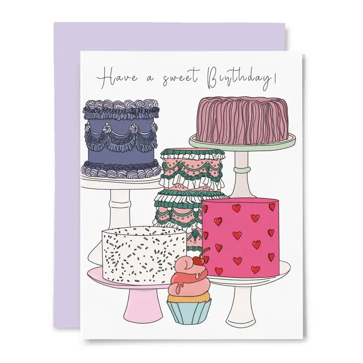 SWEET BIRTHDAY CAKES CARD