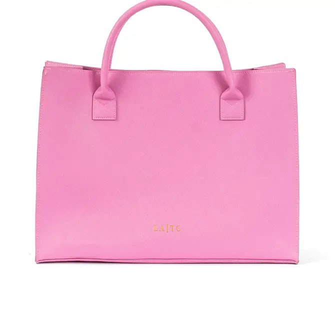 PALM BEACH PINK MODERN TOTE