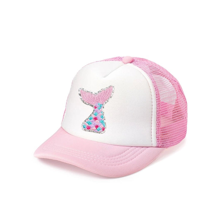 MERMAID TAIL PATCH TRUCKER HAT