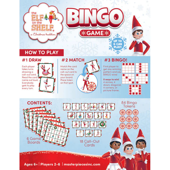 ELF ON THE SHELF BINGO