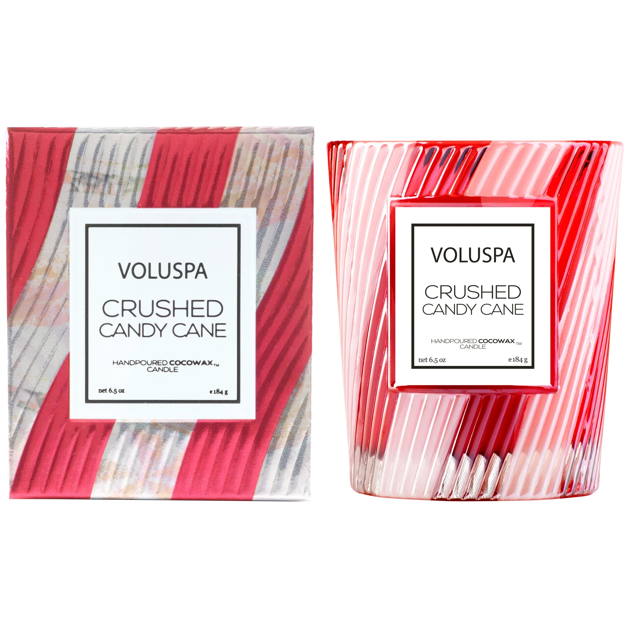 CRUSHED CANDY CANE CLASSIC CANDLE