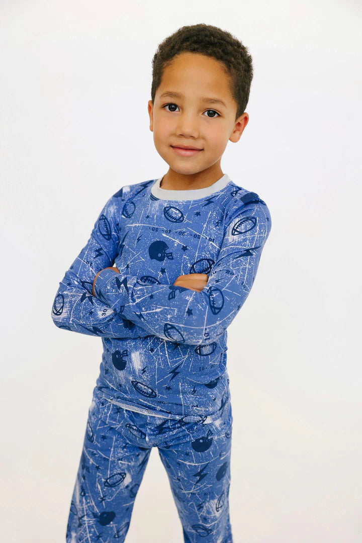 BOYS TOUCHDOWN L/S PJ SET